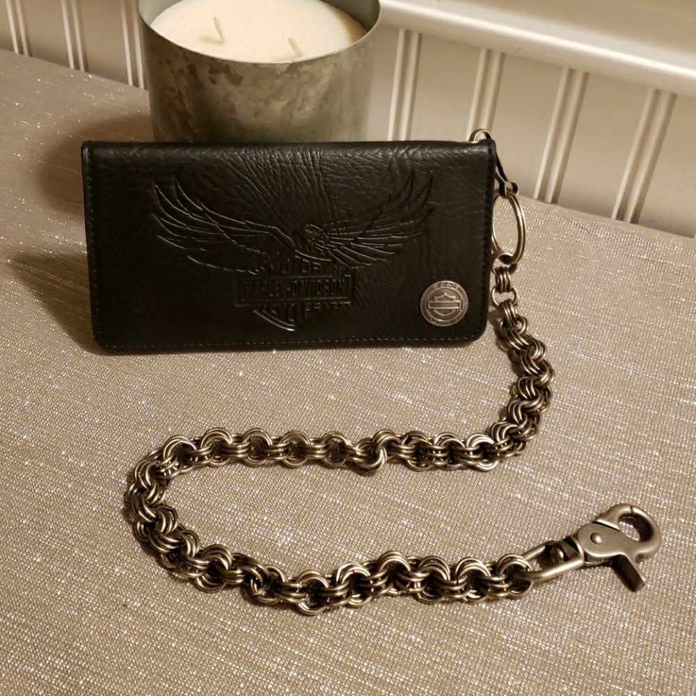 Harley Davidson Wallet with Chain